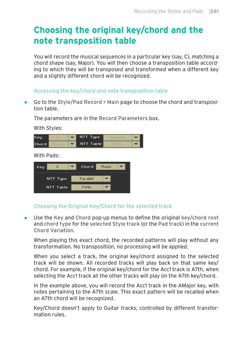 KORG PA4X 76 User Manual | Page 245 / 1074