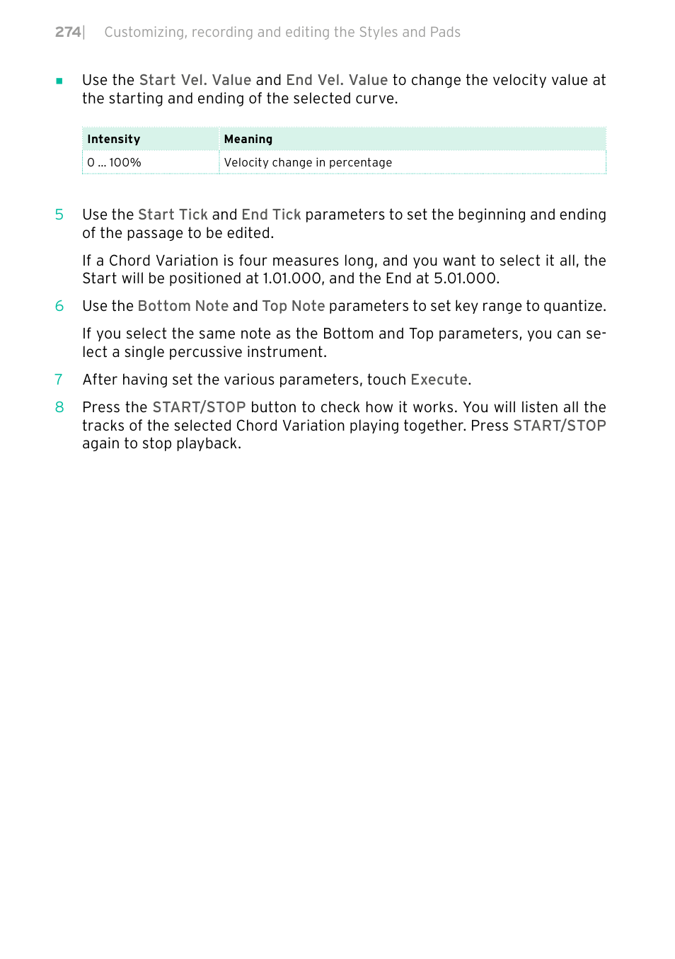 KORG PA4X 76 User Manual | Page 278 / 1074