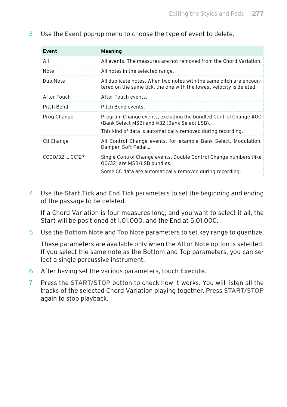 KORG PA4X 76 User Manual | Page 281 / 1074