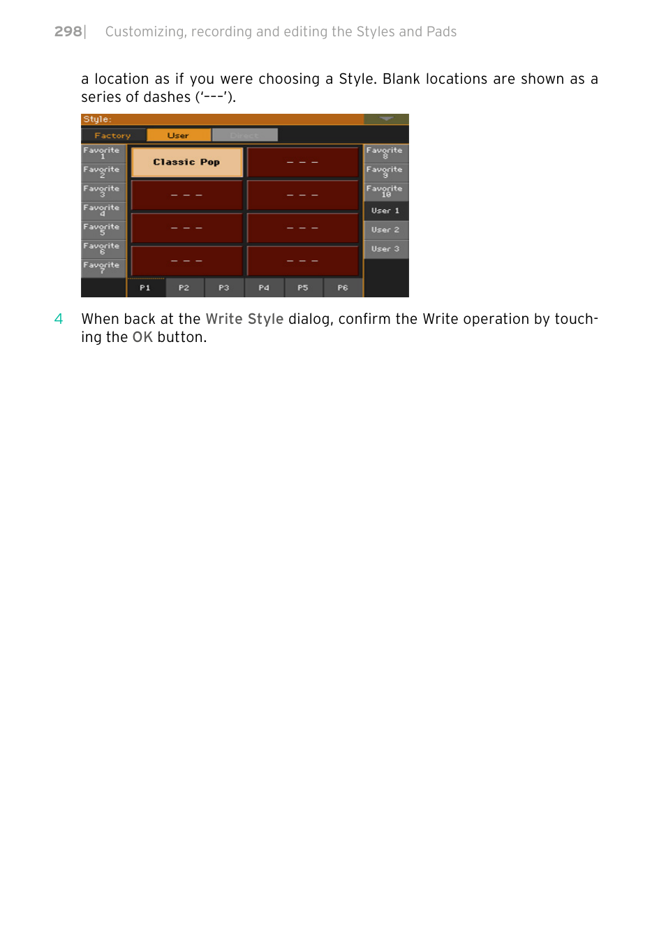 KORG PA4X 76 User Manual | Page 302 / 1074