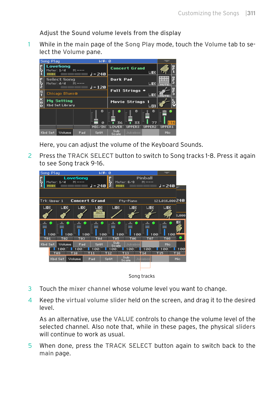 KORG PA4X 76 User Manual | Page 315 / 1074