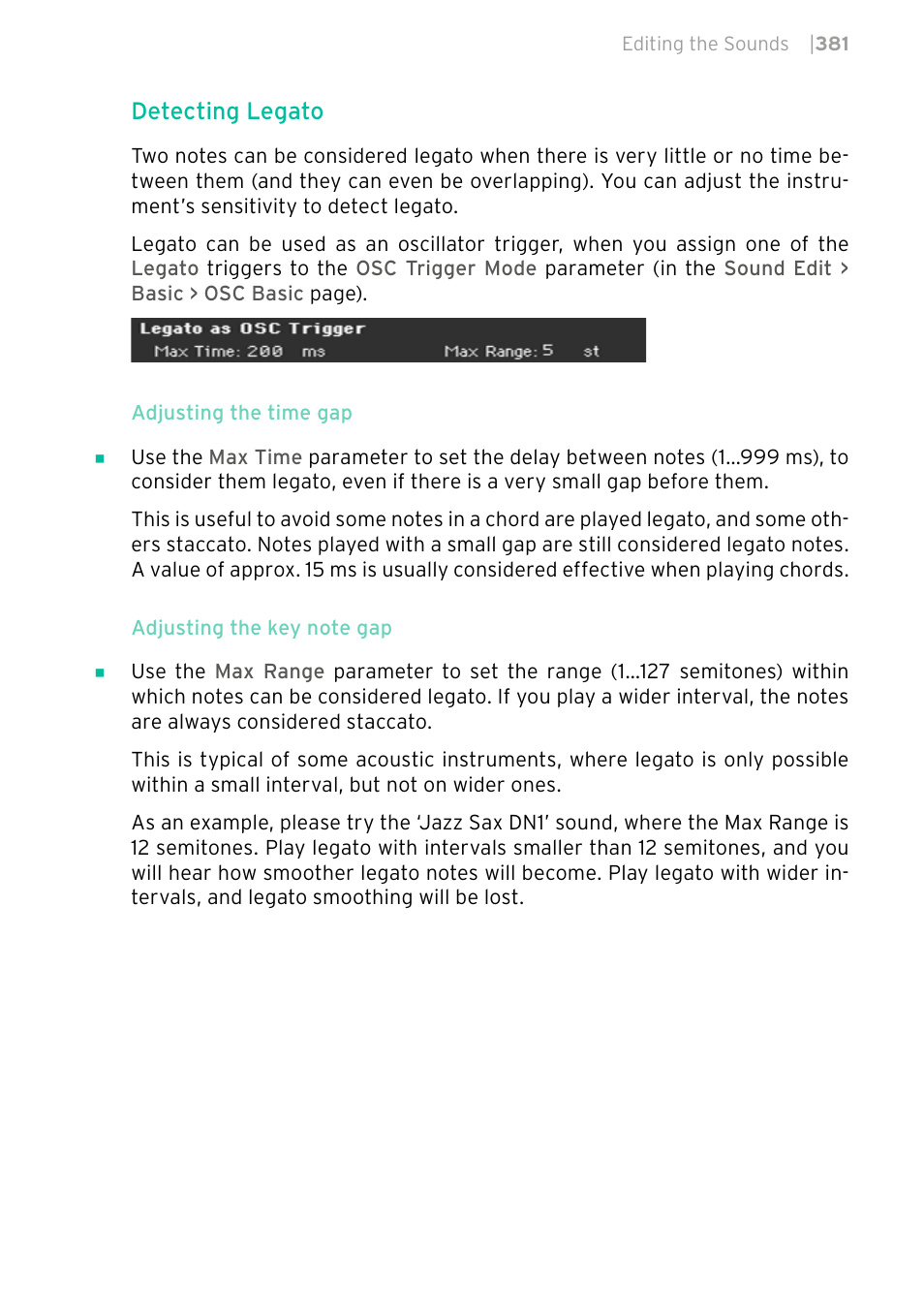 Detecting legato | KORG PA4X 76 User Manual | Page 385 / 1074