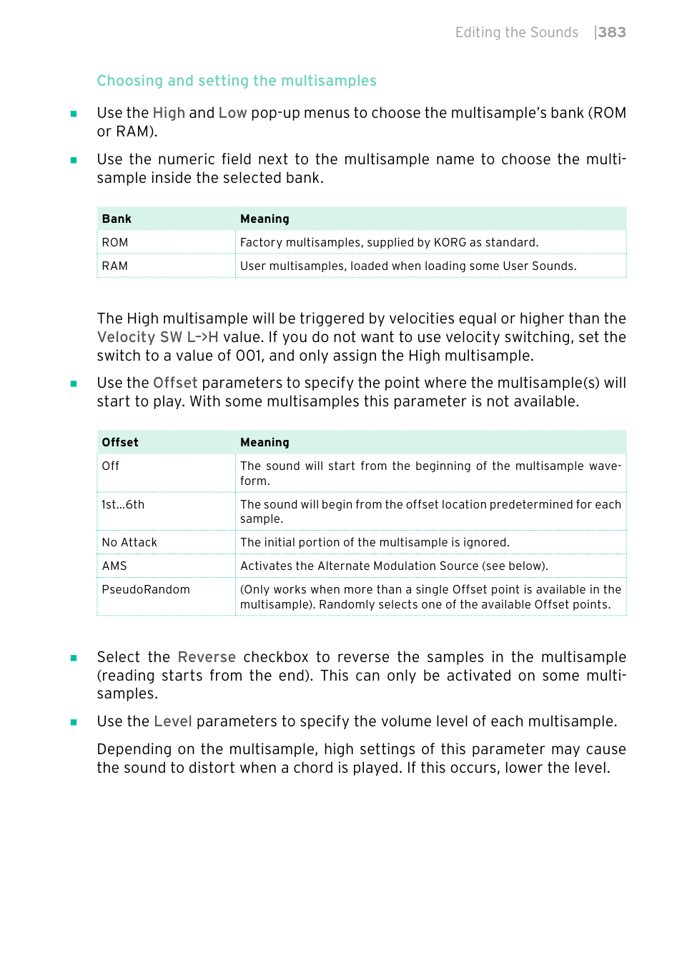 KORG PA4X 76 User Manual | Page 387 / 1074