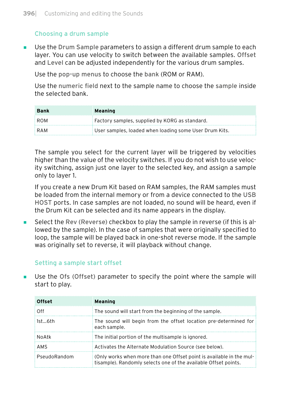 KORG PA4X 76 User Manual | Page 400 / 1074