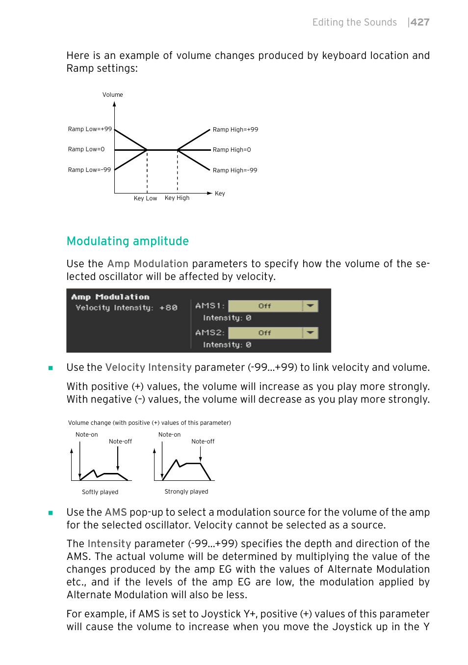 Modulating amplitude | KORG PA4X 76 User Manual | Page 431 / 1074