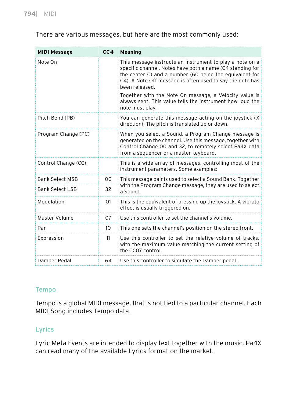 KORG PA4X 76 User Manual | Page 798 / 1074