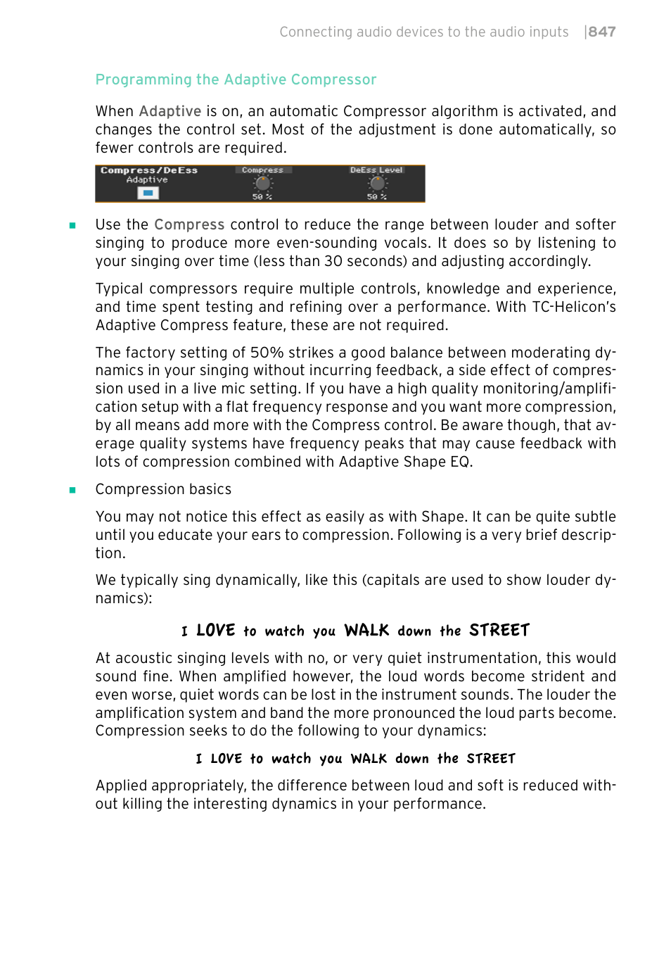 Love, Walk, Street | KORG PA4X 76 User Manual | Page 851 / 1074