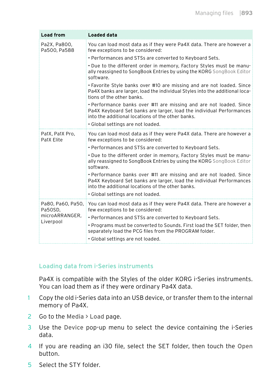 KORG PA4X 76 User Manual | Page 897 / 1074