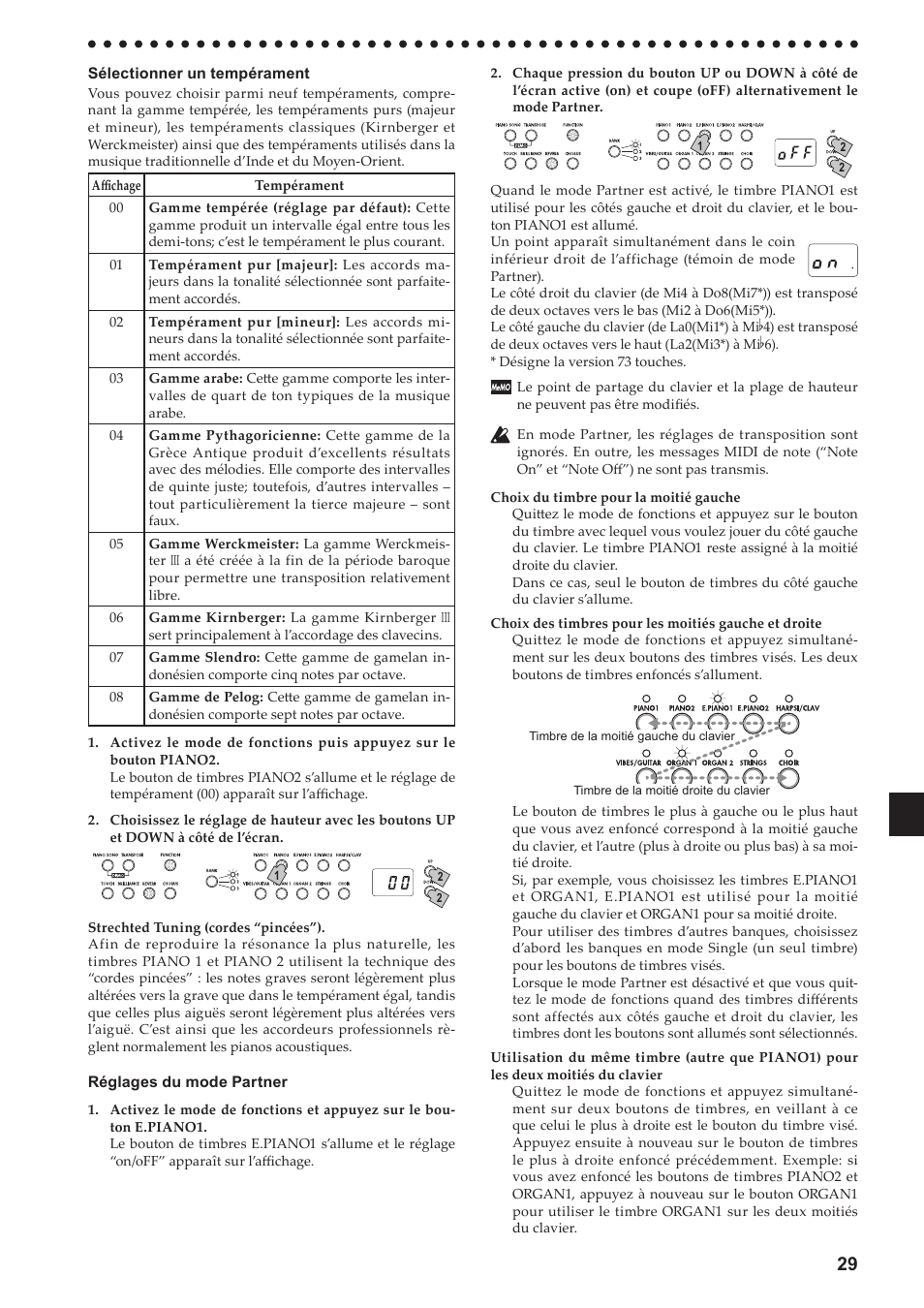 KORG LP-380-73 User Manual | Page 29 / 71