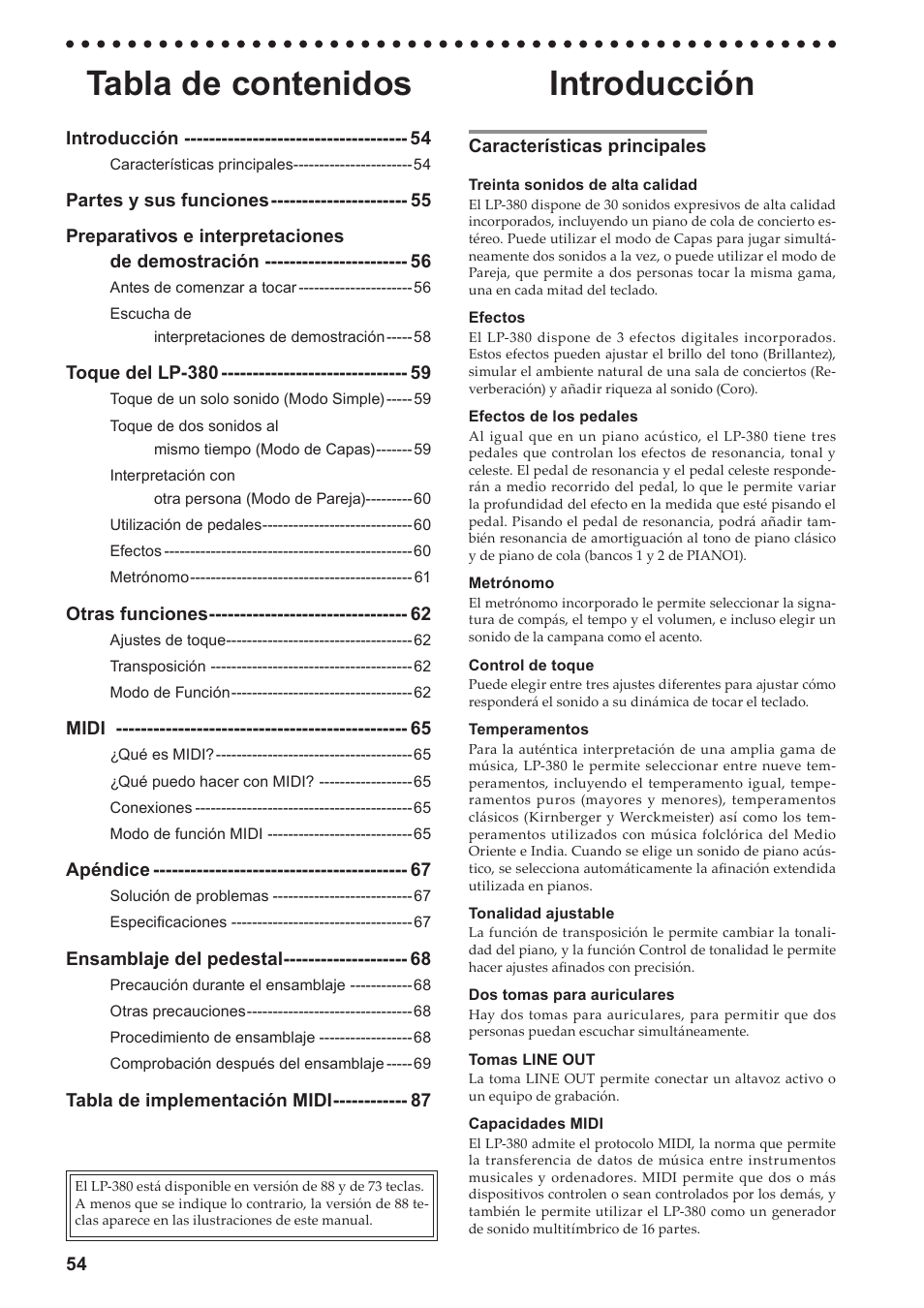 KORG LP-380-73 User Manual | Page 54 / 71