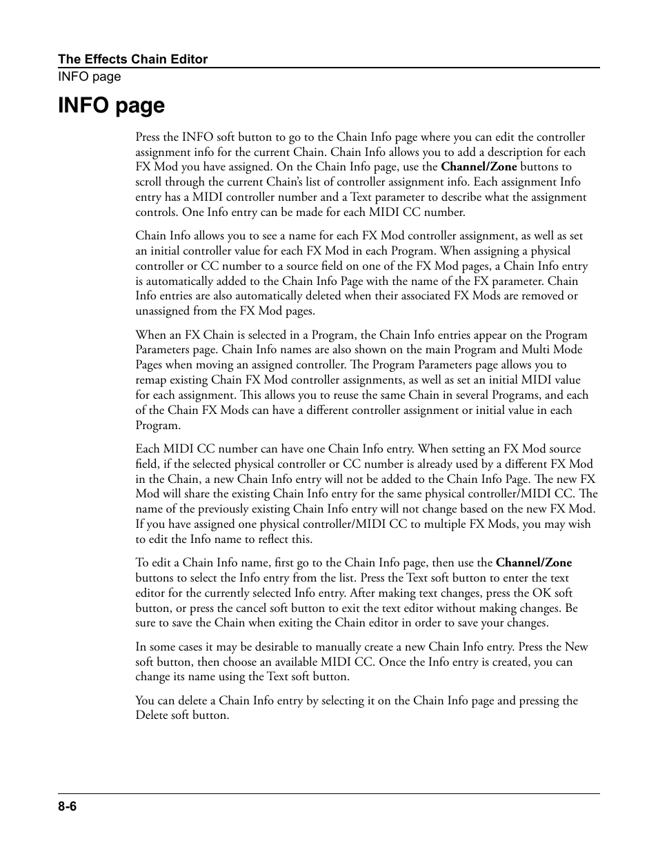 Info page | Kurzweil Forte User Manual | Page 200 / 388