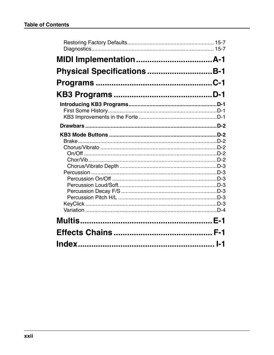 Kurzweil Forte User Manual | Page 23 / 388