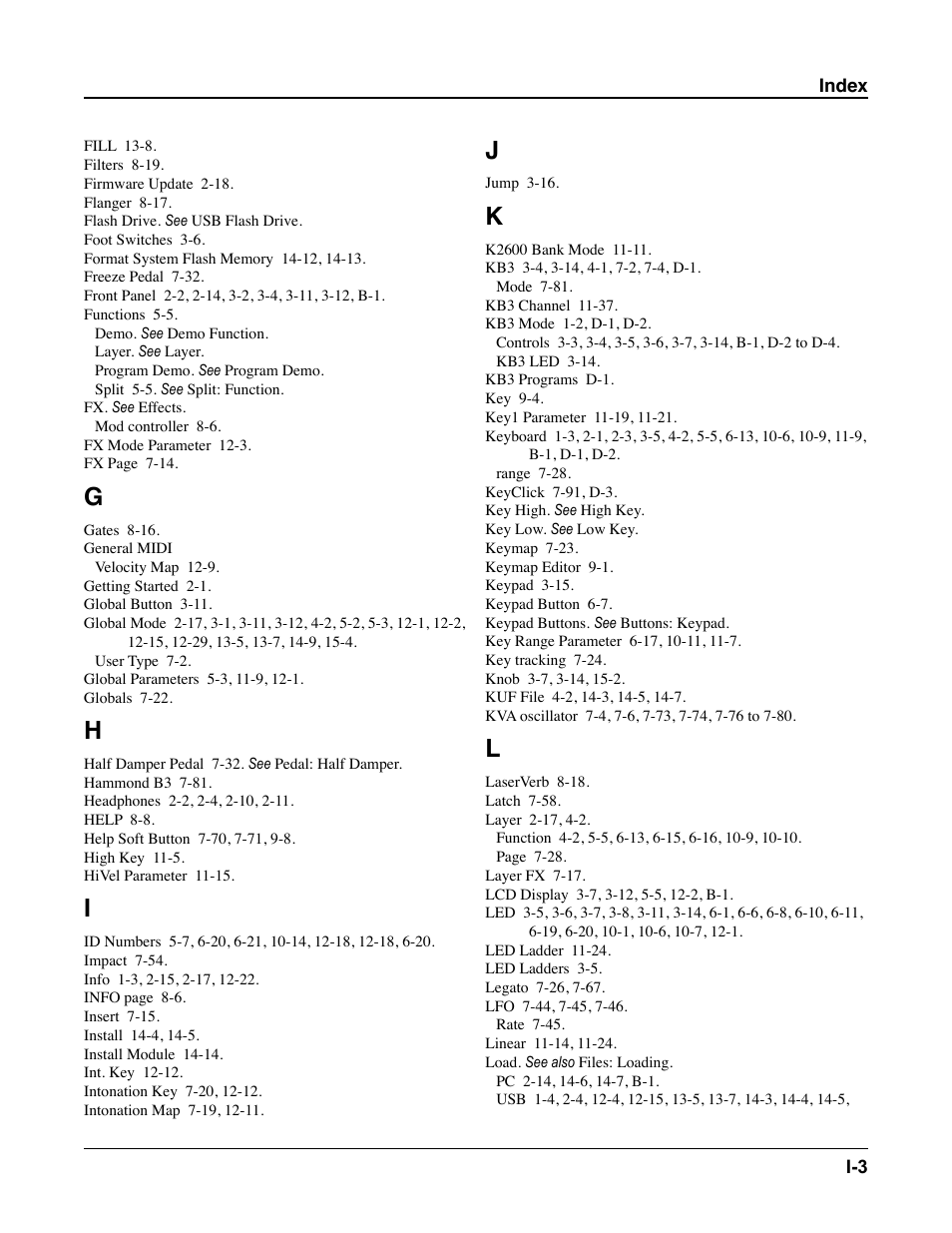 Kurzweil Forte User Manual | Page 384 / 388