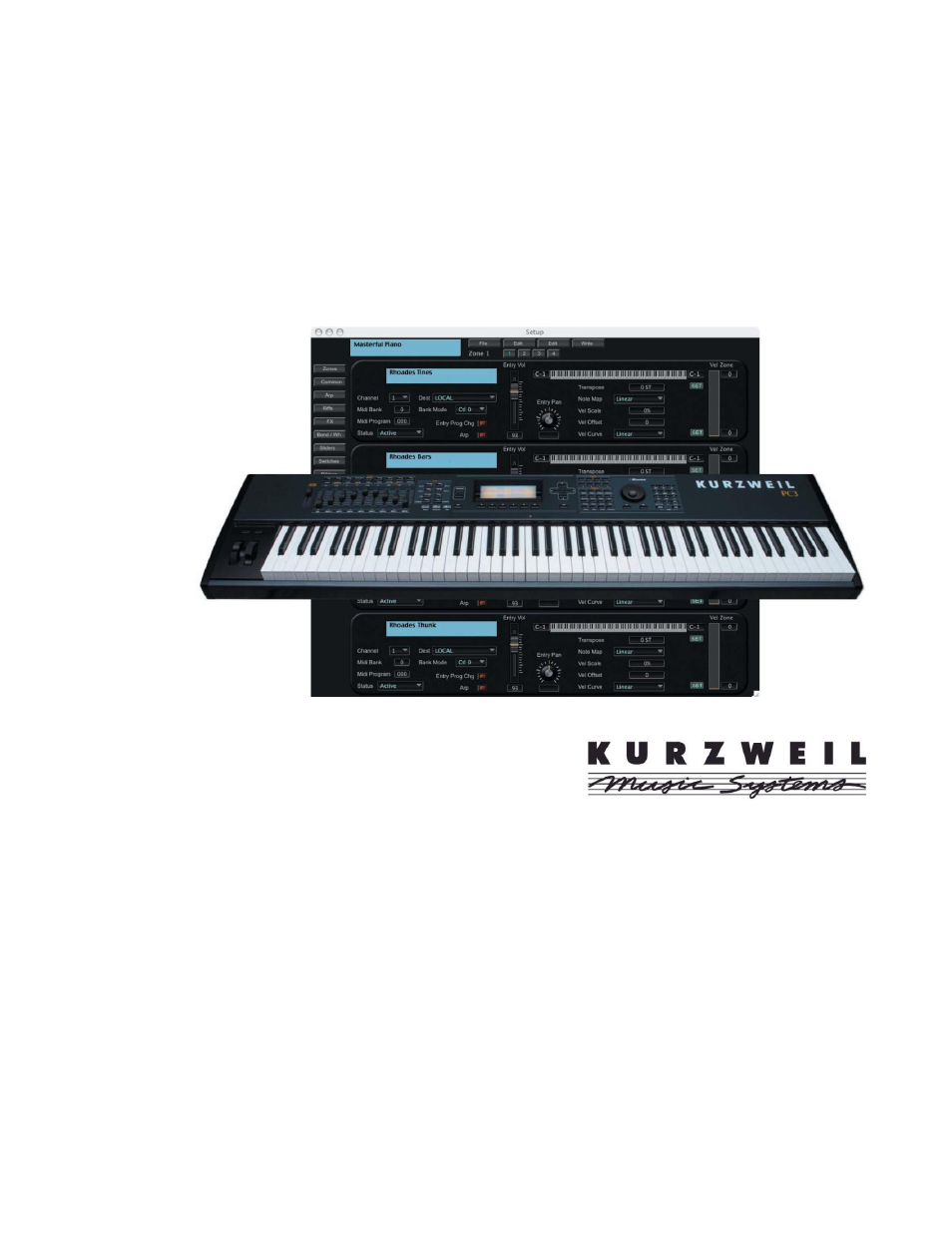 Kurzweil PC3 SoundEditor User Manual | 96 pages