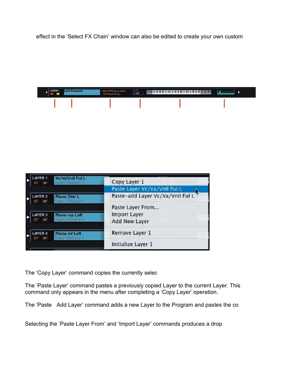 Layers overview panel | Kurzweil PC3 SoundEditor User Manual | Page 41 / 96
