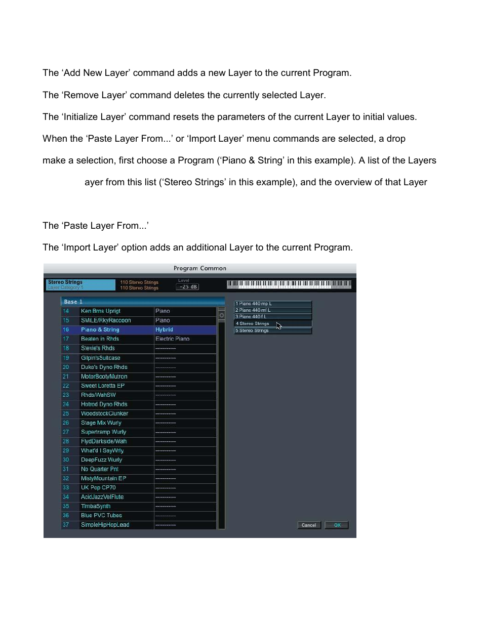 Kurzweil PC3 SoundEditor User Manual | Page 42 / 96