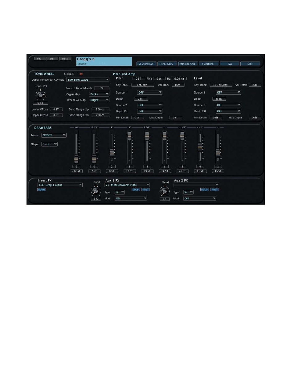 Kurzweil PC3 SoundEditor User Manual | Page 70 / 96