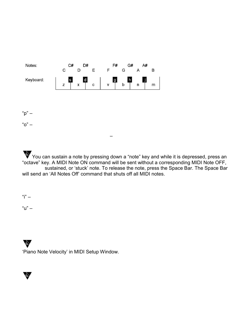 Playing the pc3 from the computer keyboard | Kurzweil PC3 SoundEditor User Manual | Page 91 / 96
