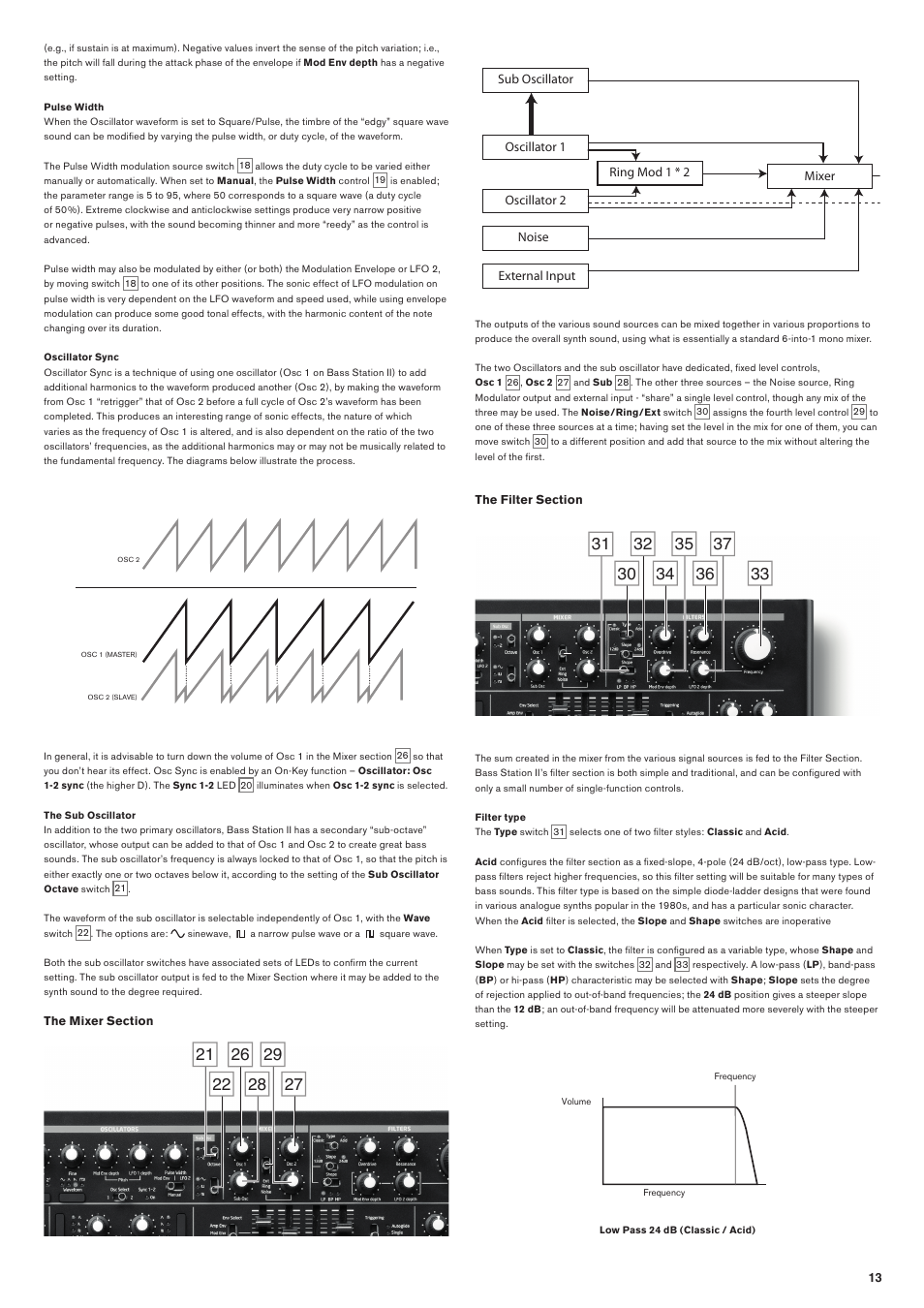 Novation Bass Station II User Manual | Page 13 / 22