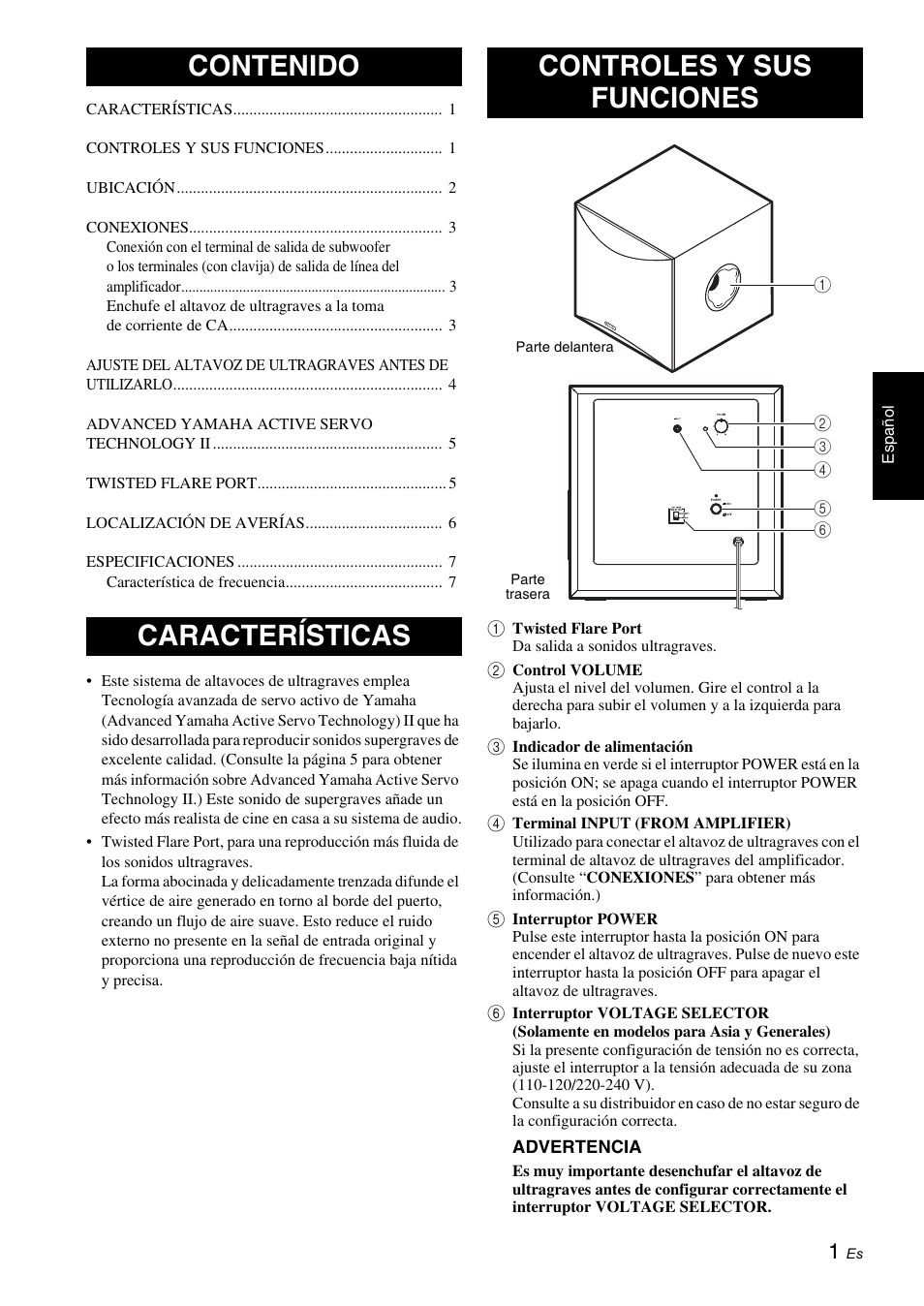 Yamaha NS-SW050 User Manual | Page 25 / 32