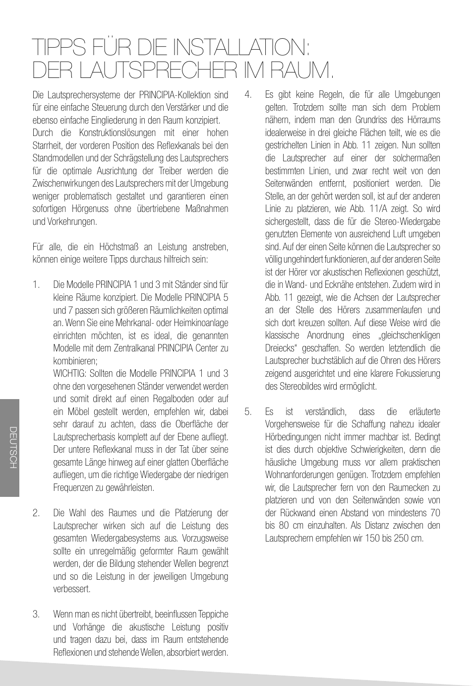 Sonus Faber Principia 1 User Manual | Page 16 / 44