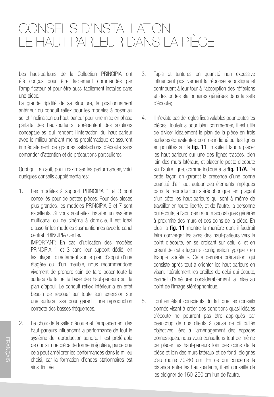 Sonus Faber Principia 1 User Manual | Page 20 / 44