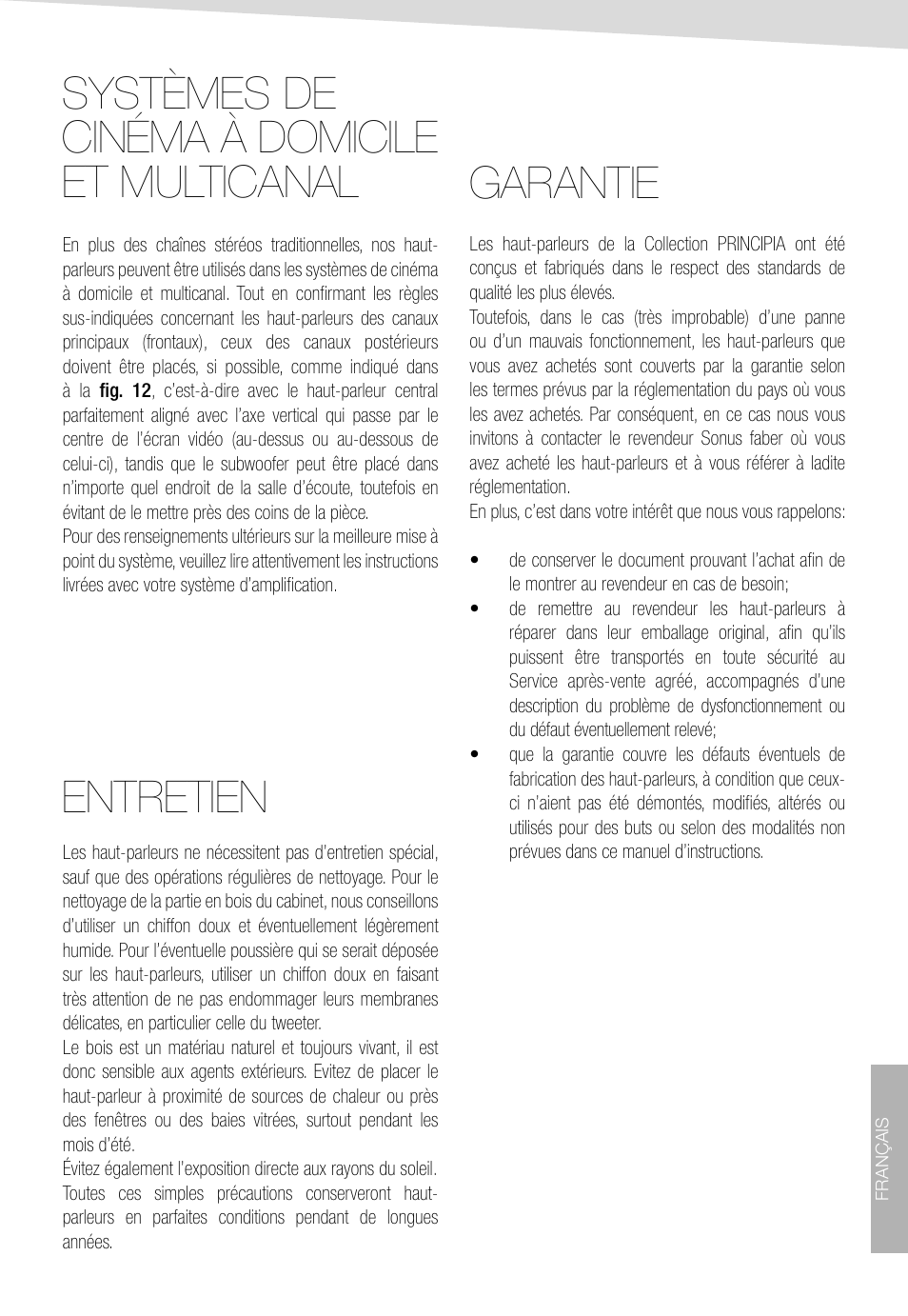 Sonus Faber Principia 1 User Manual | Page 21 / 44
