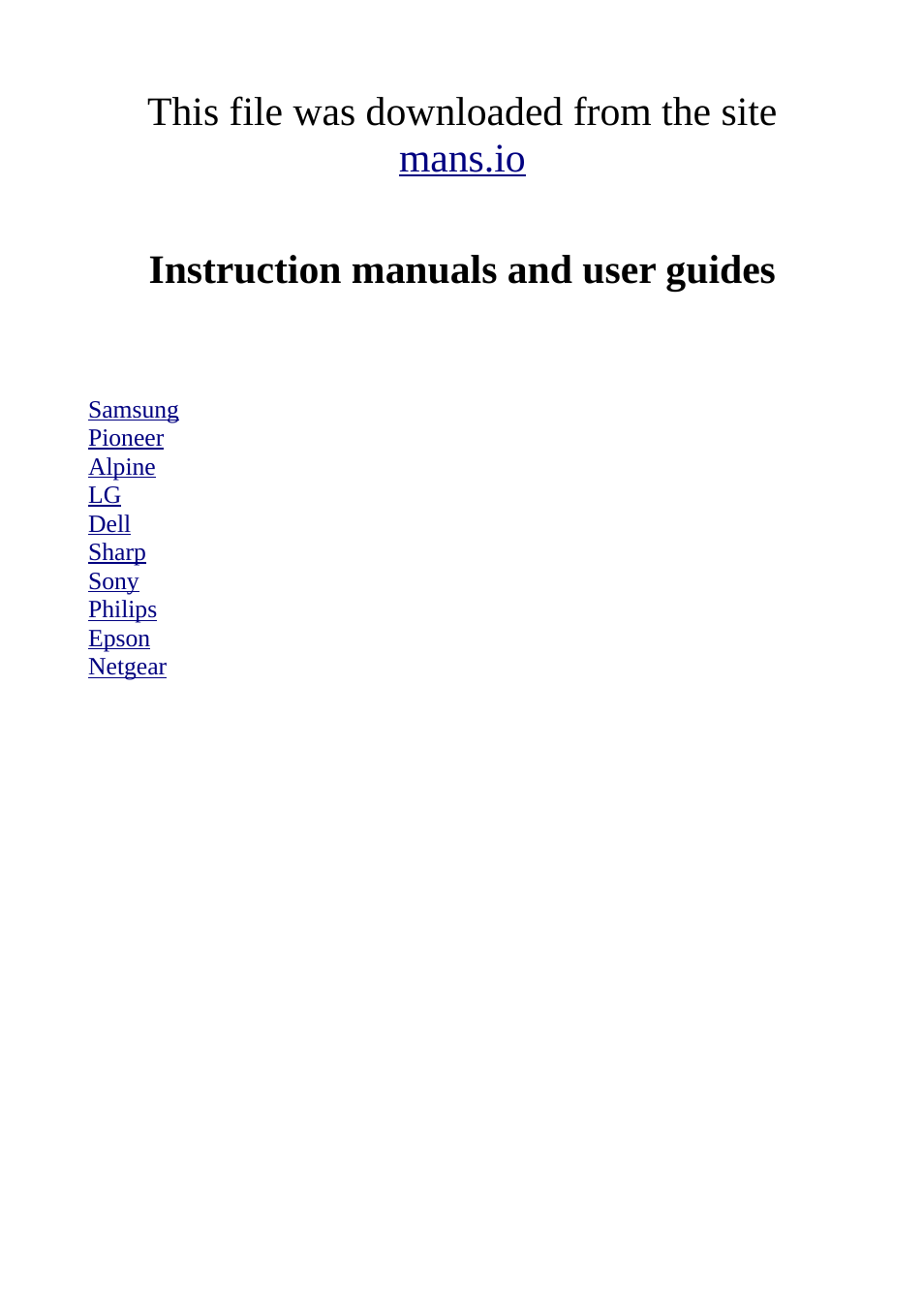 Instruction manuals and user guides | Klipsch RP-140WM User Manual | Page 18 / 18