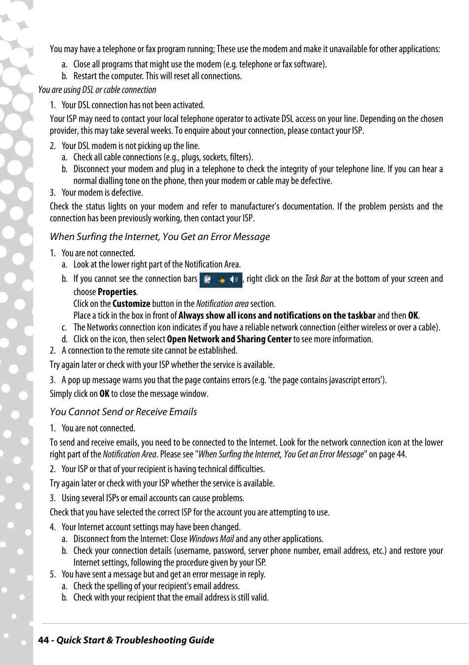 PACKARD BELL EN BG35 User Manual | Page 44 / 56
