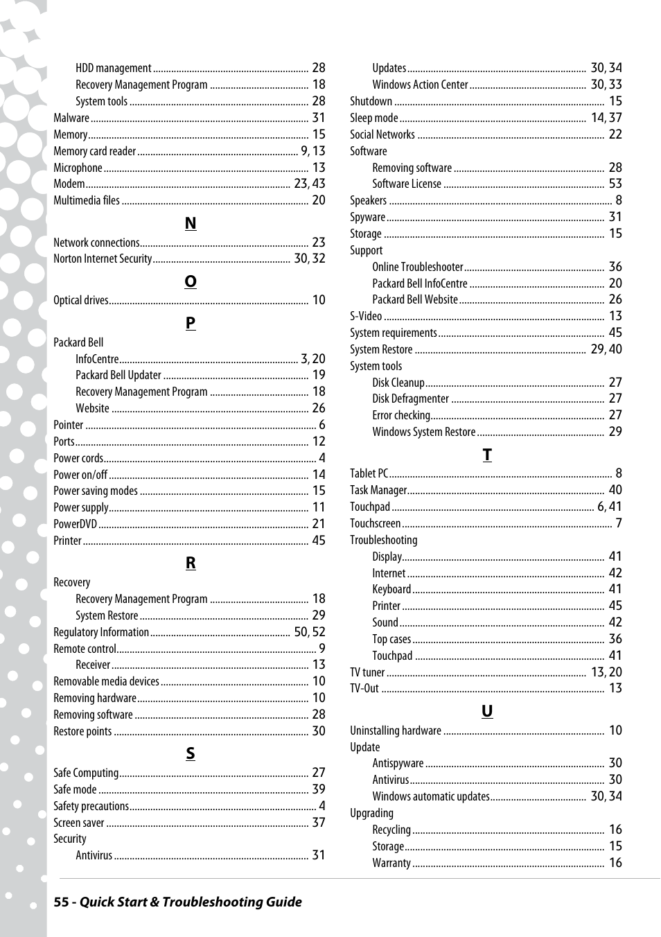 PACKARD BELL EN BG35 User Manual | Page 55 / 56