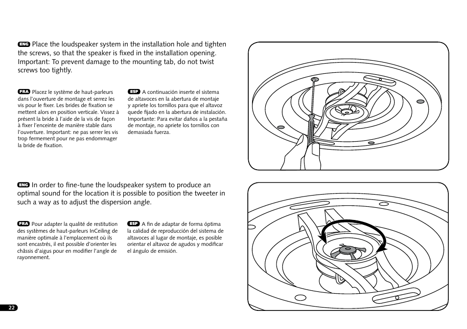 Canton InWall 945 LCR User Manual | Page 22 / 28