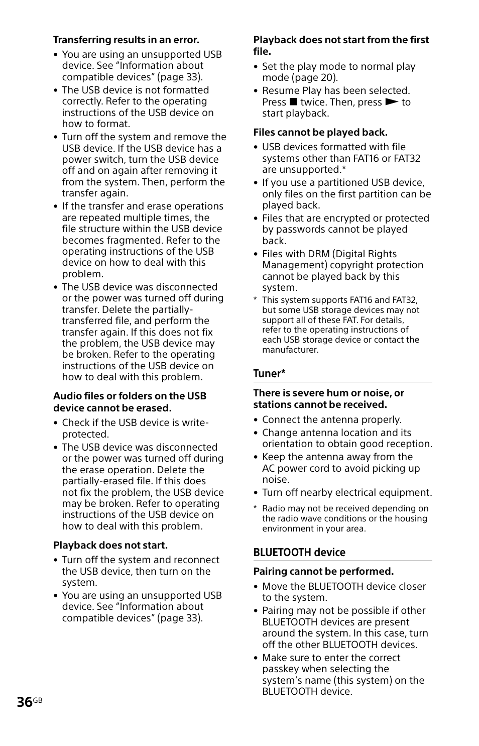 Sony MHC-V11 User Manual | Page 36 / 44