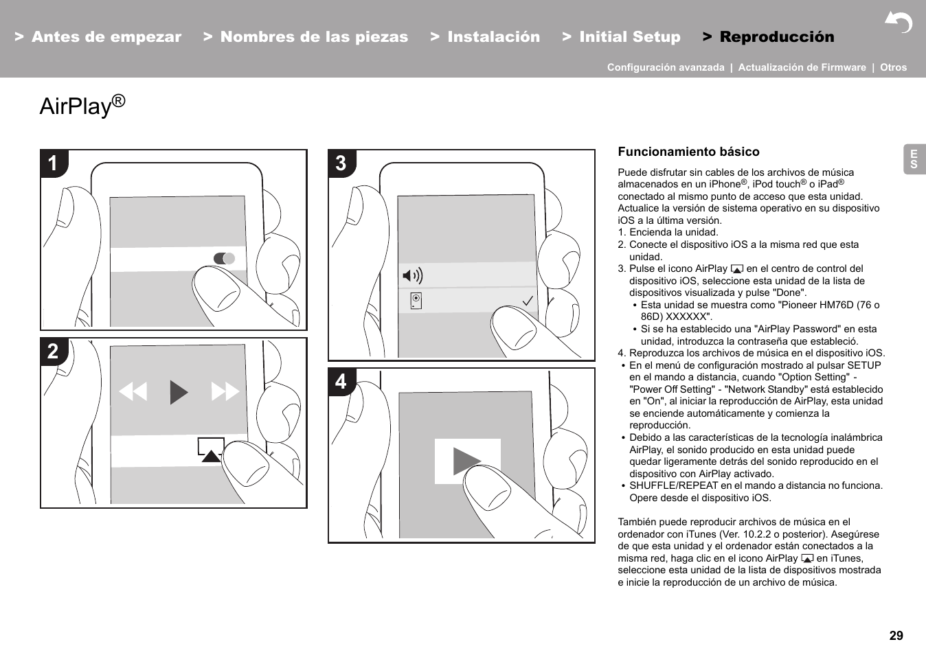 Airplay | Pioneer X-HM76 User Manual | Page 124 / 330
