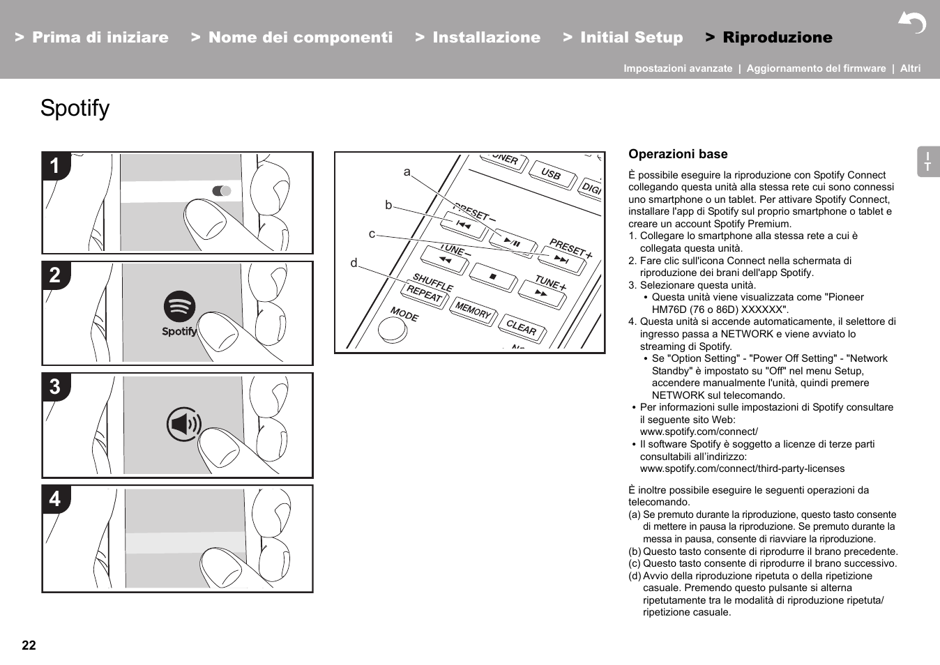 Spotify | Pioneer X-HM76 User Manual | Page 164 / 330