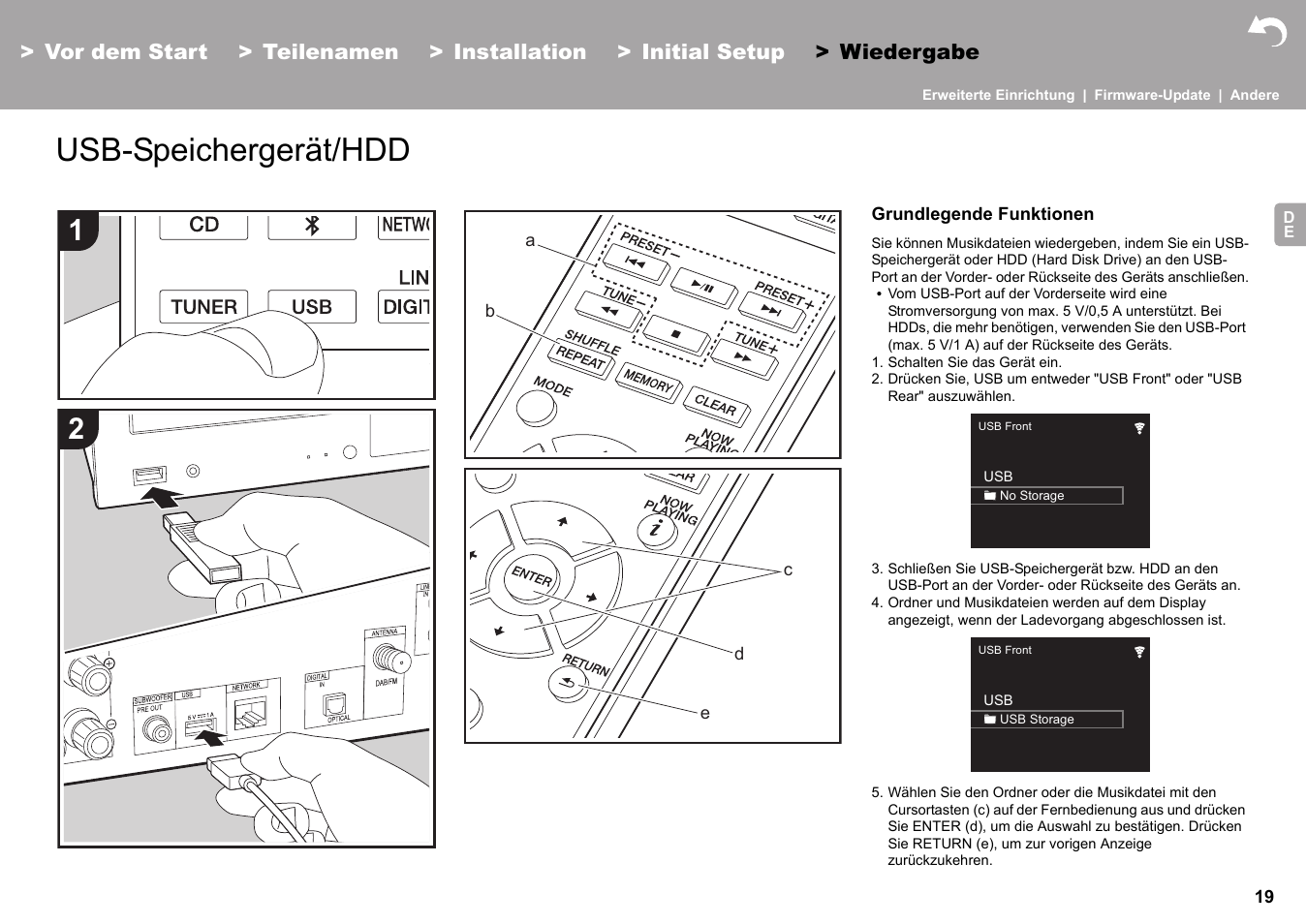 Usb-speichergerät/hdd | Pioneer X-HM76 User Manual | Page 208 / 330