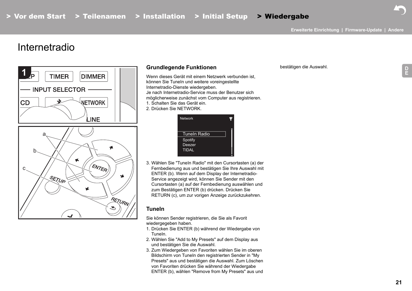 Internetradio | Pioneer X-HM76 User Manual | Page 210 / 330