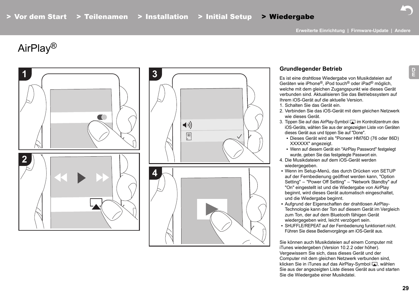 Airplay | Pioneer X-HM76 User Manual | Page 218 / 330