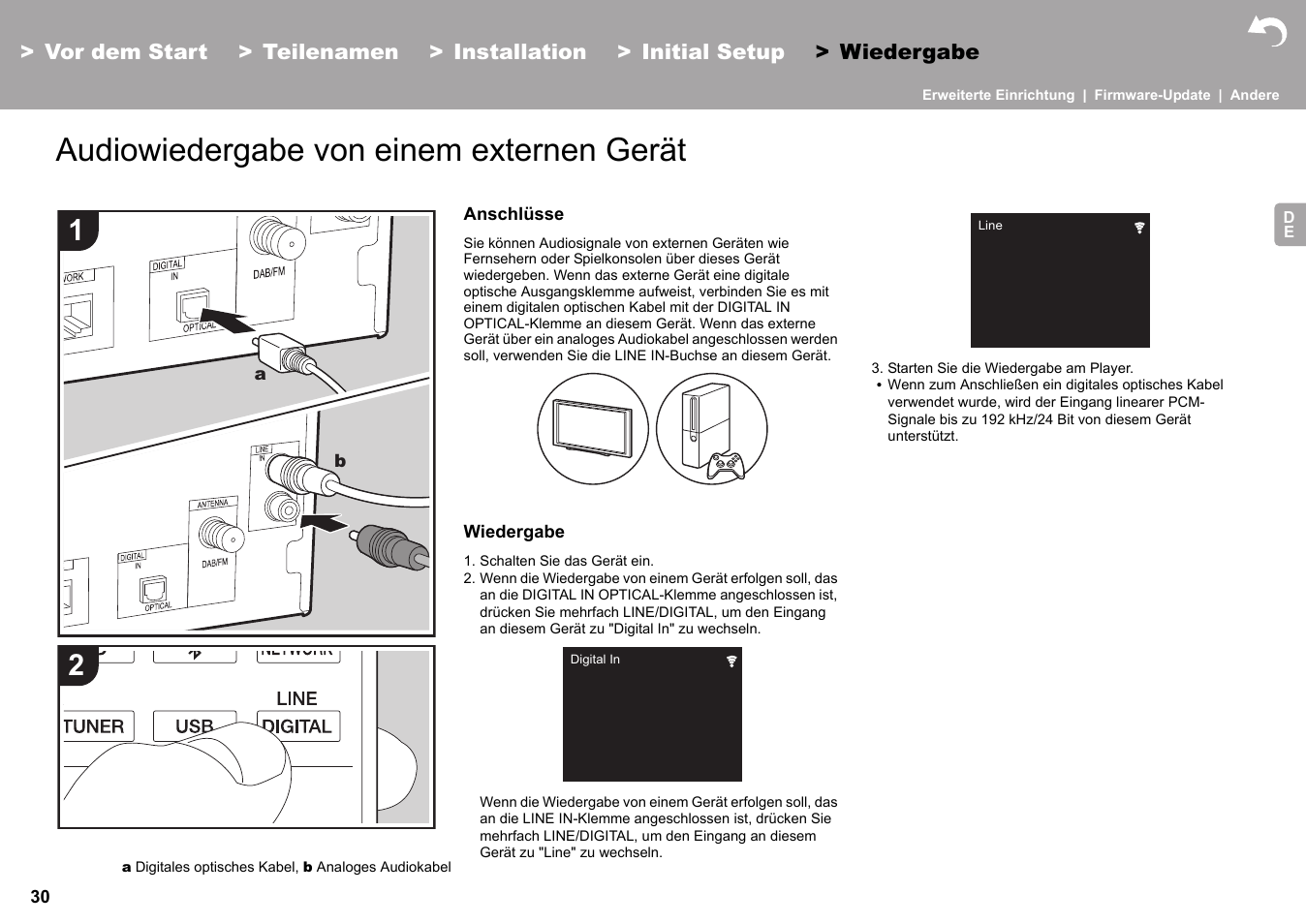 Audiowiedergabe von einem externen gerät | Pioneer X-HM76 User Manual | Page 219 / 330