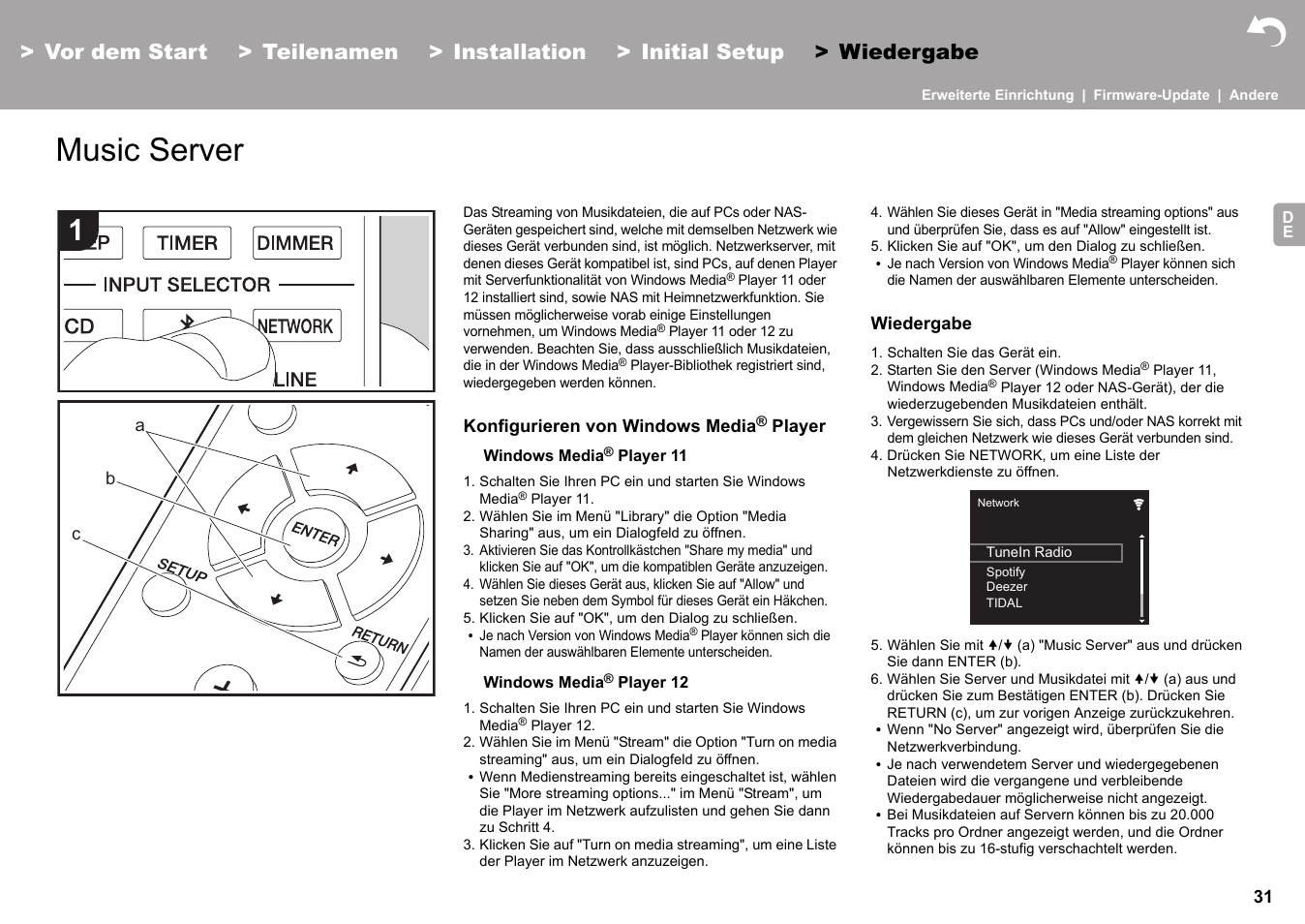 Music server | Pioneer X-HM76 User Manual | Page 220 / 330