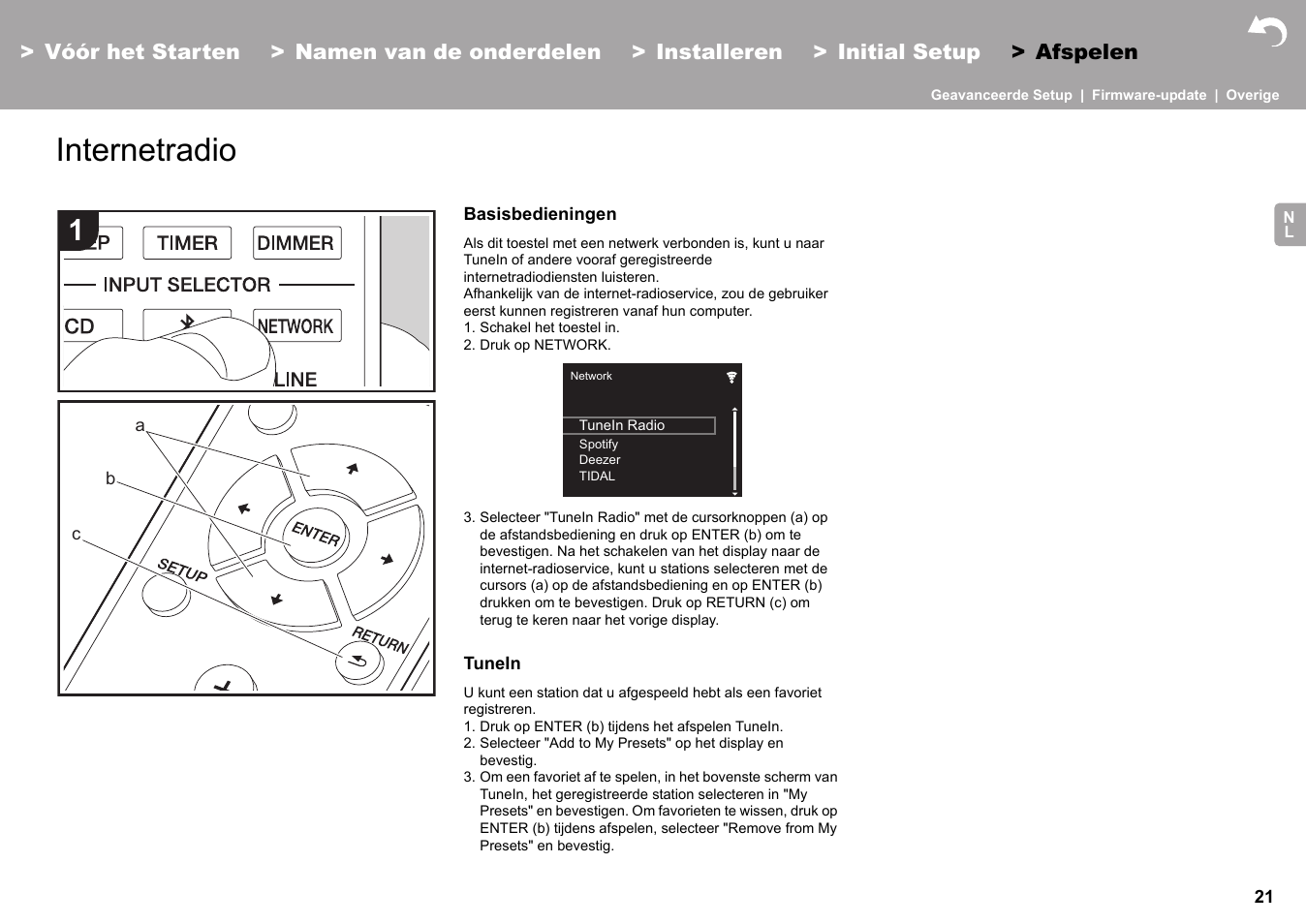 Internetradio | Pioneer X-HM76 User Manual | Page 257 / 330