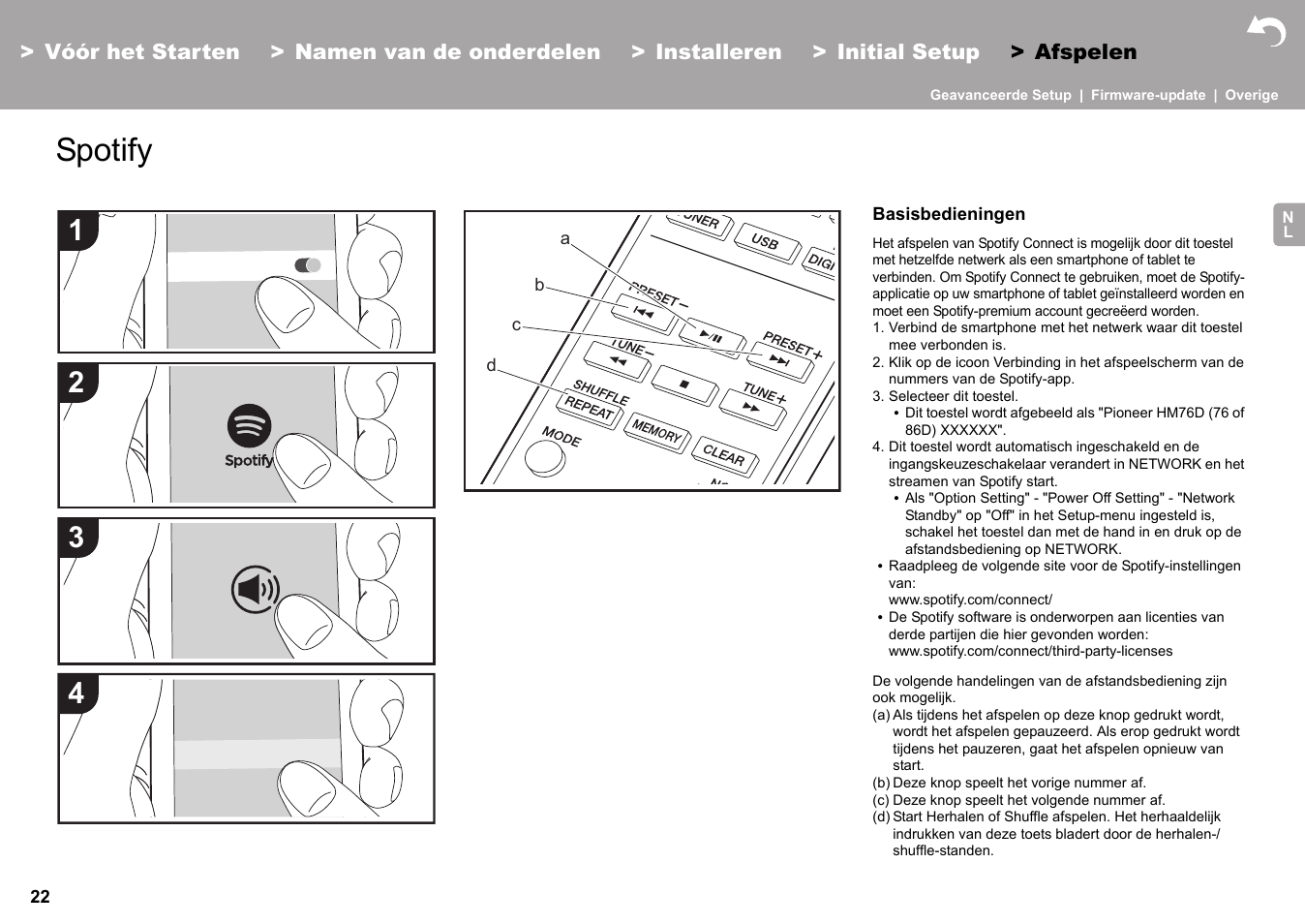 Spotify | Pioneer X-HM76 User Manual | Page 258 / 330