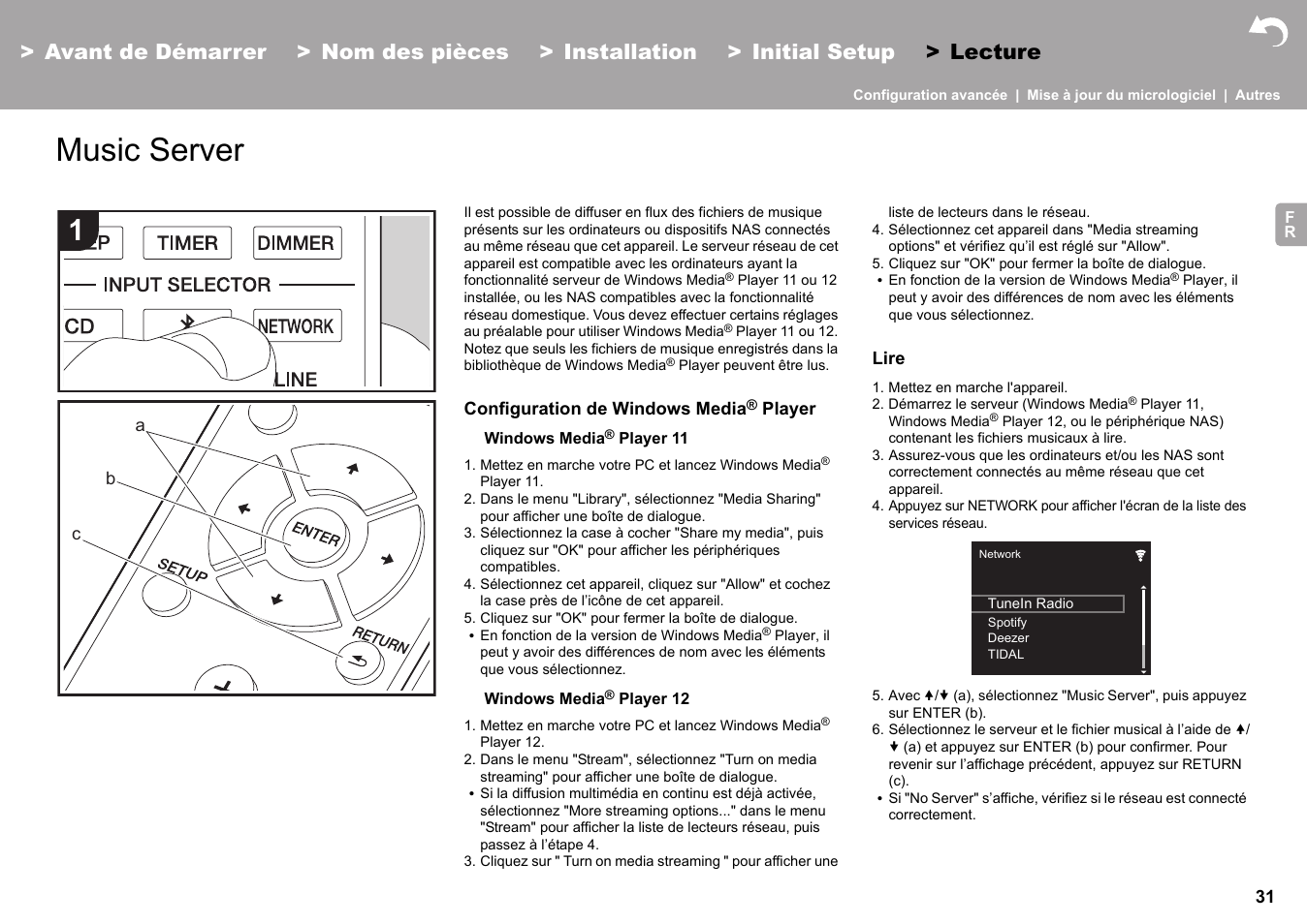 Music server | Pioneer X-HM76 User Manual | Page 79 / 330