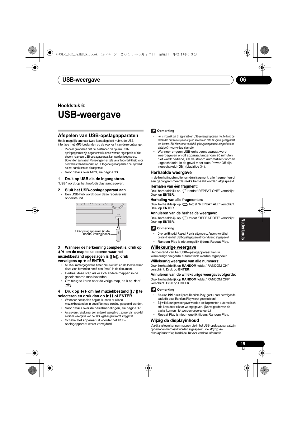 Usb-weergave, Usb-weergave 06, Hoofdstuk 6 | Afspelen van usb-opslagapparaten | Pioneer X-CM56 User Manual | Page 155 / 244