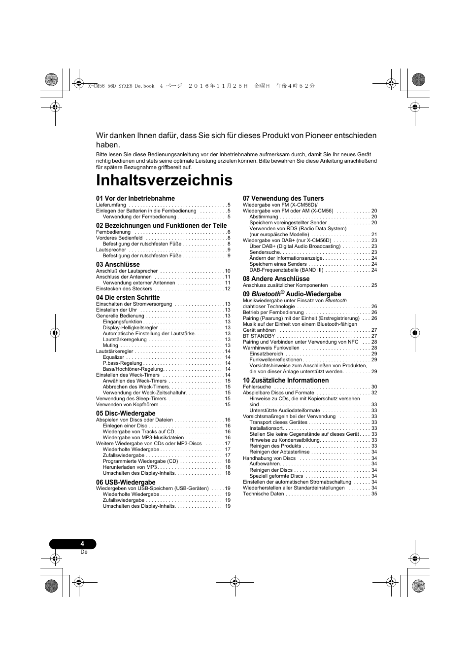 Pioneer X-CM56 User Manual | Page 72 / 244