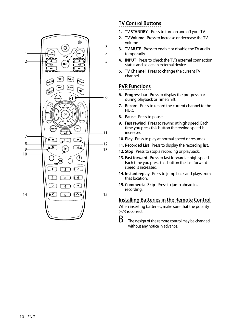 Kaon HD 3000 User Manual | Page 10 / 42