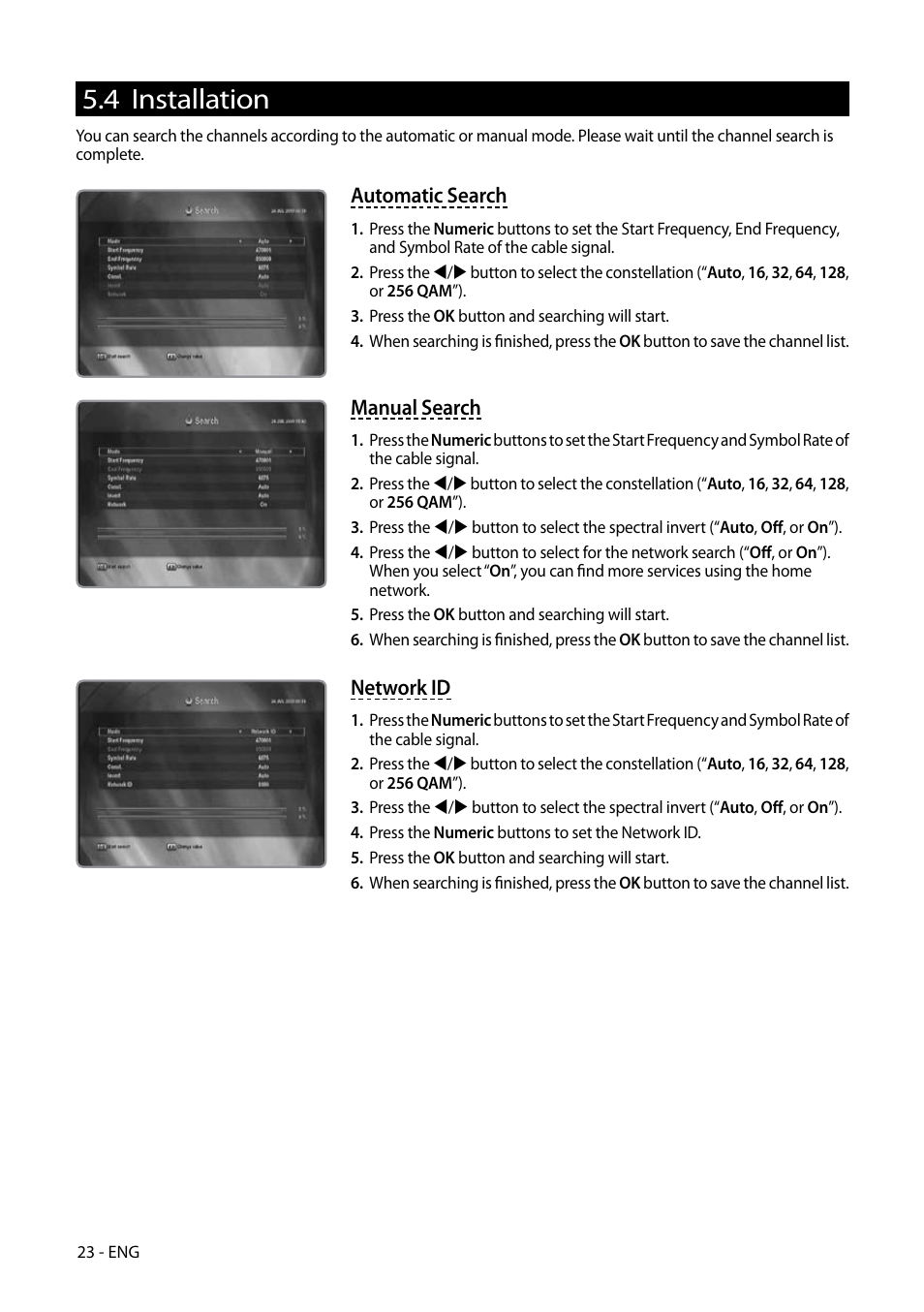 4 installation | Kaon HD 3000 User Manual | Page 23 / 42