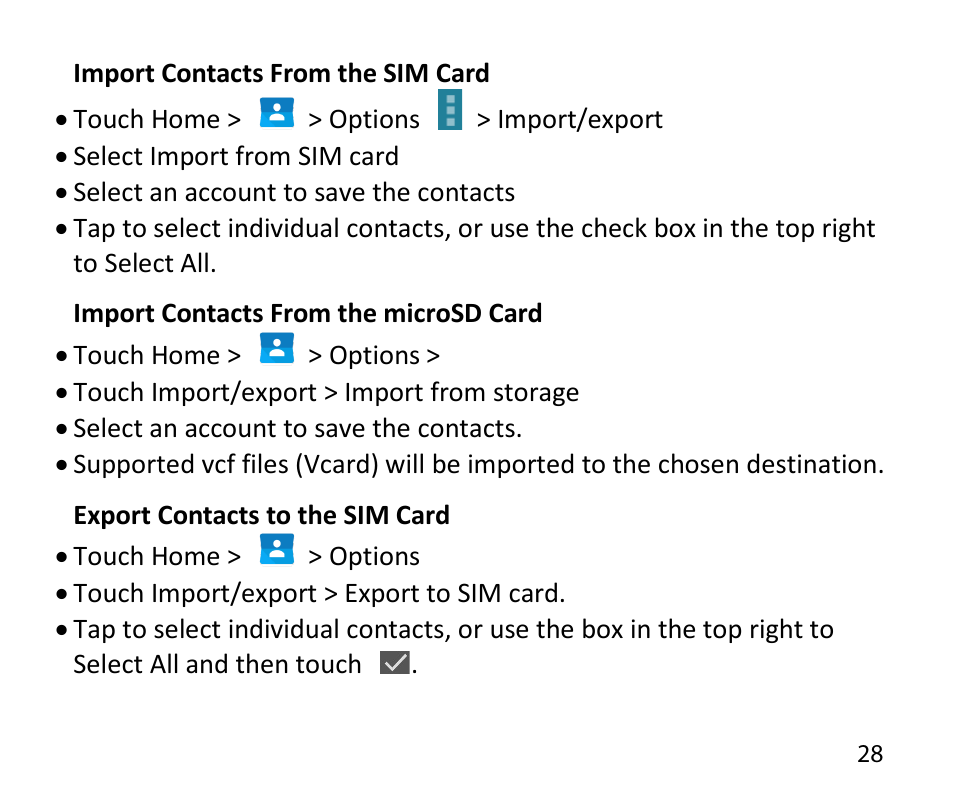 ZTE T84/Telstra Tough Max User Manual | Page 28 / 67