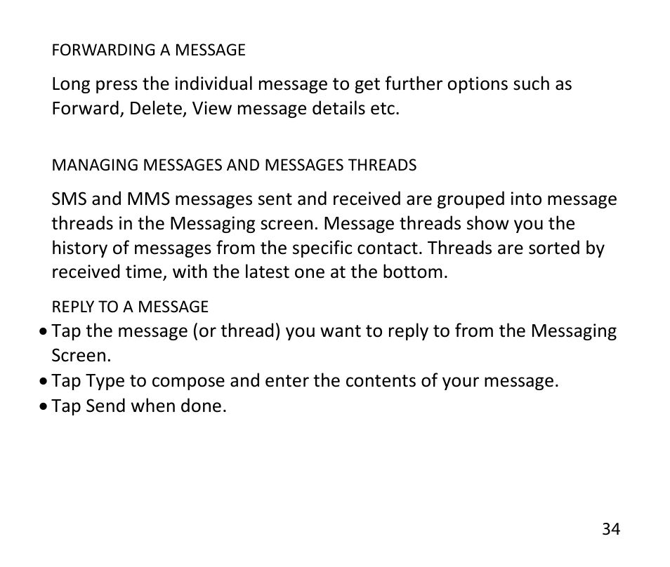 ZTE T84/Telstra Tough Max User Manual | Page 34 / 67