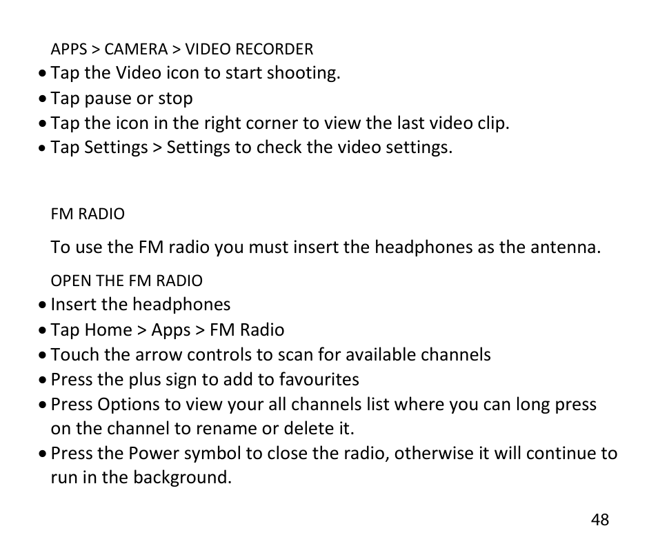 ZTE T84/Telstra Tough Max User Manual | Page 48 / 67