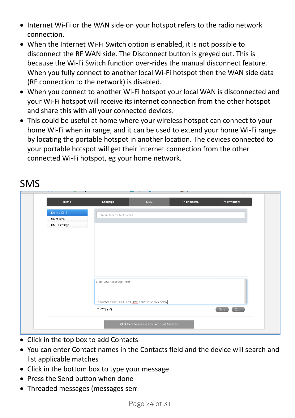 ZTE MF910V User Manual | Page 24 / 31